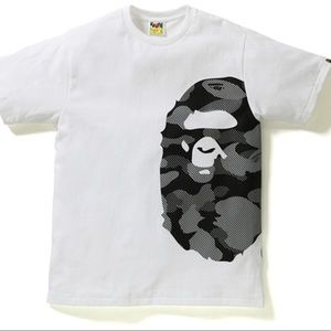 Bape White Reflective/Glow shirt